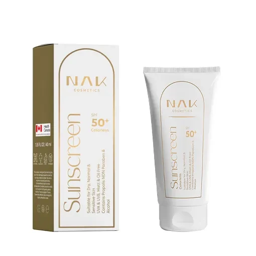 کرم ضد آفتاب بی رنگ پوست خشک مات SPF 50 ناک 40ml